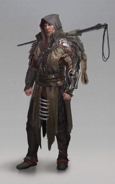 Dragon Hunter Concept Art Adrian Wilkins, Dragon Hunters, Blood Hunter, Graphisches Design, Heroic Fantasy, 다크 판타지, Medieval Armor, Fantasy Male, Rpg Characters