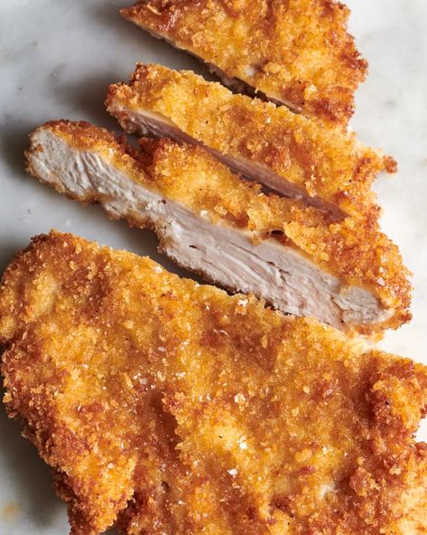 Corn Starch Chicken Breading, Breaded Chicken No Egg, Best Breaded Chicken, Fried Chicken Breading, Cornstarch Chicken, Breading Chicken, Fried Breaded Chicken, Baked Breaded Chicken, Bread Chicken