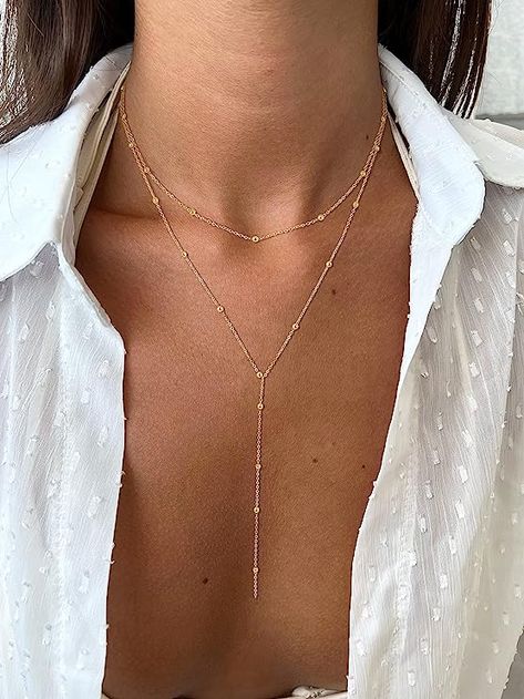 Diamond drop necklace