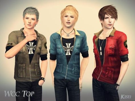 http://www.thesimsresource.com/members/athem23102/downloads/details/category/sims3-clothing-male/title/wcc-layered-top--kisei/id/1225538/ Sims 3 Cc Clothes, Sims 3 Cc, Sims 3 Cc Finds, Sims 3 Mods, Alt Clothes, Sims 1, Layer Top, Sims Community, Sleeveless Hoodie