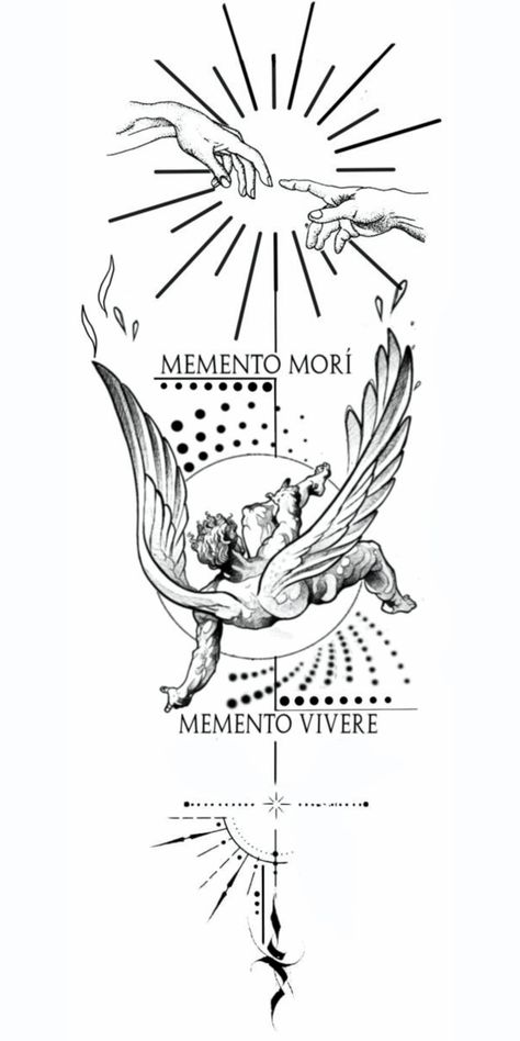 Intricate Tattoo Men, Memento Mori Amor Fati Tattoo, Medium Arm Tattoos, Greek Mythology Tattoos Men, Tattoos Greek Mythology, Greece Mythology Tattoo, Best Tatto, Icarus Tattoo, Inside Of Arm Tattoo