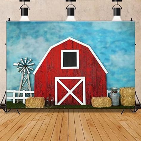 Red Barn Door Haystack Photography Backdrop Farm Theme Children Harvest Birthday Photography Background Cake Table Decoration Banner Background Vinyl 7ftx5ft Farm Backdrop, Background Cake, Barn Backdrop, Red Barn Door, Cake Table Decorations, Birthday Photography, Farm Theme, Banner Background, Background Decoration