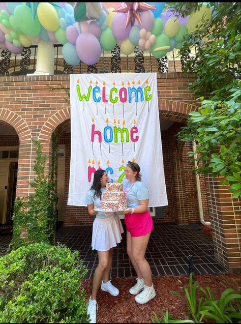 Happy Bid Day Theme, Birthday Bid Day Theme, Birthday Bid Day, Sorority Rush, Sorority Bid Day, Bid Day Themes, Delta Zeta, Gamma Phi, Florida State University