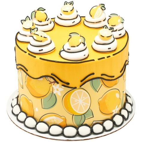 Cake Decorator, Lemon Cake, Round Cakes, Fondant Cake, Comic Styles, Dessert Table, Cake Designs, Piping, Fondant