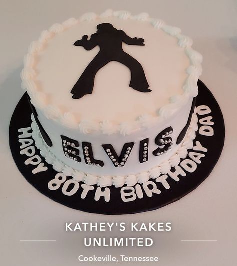 Elvis Birthday Party, Elvis Birthday, Men's Birthday, Buttercream Birthday Cake, Birthday Cakes For Men, Birthday For Him, Man Birthday, Christmas Presents, Birthday Cakes