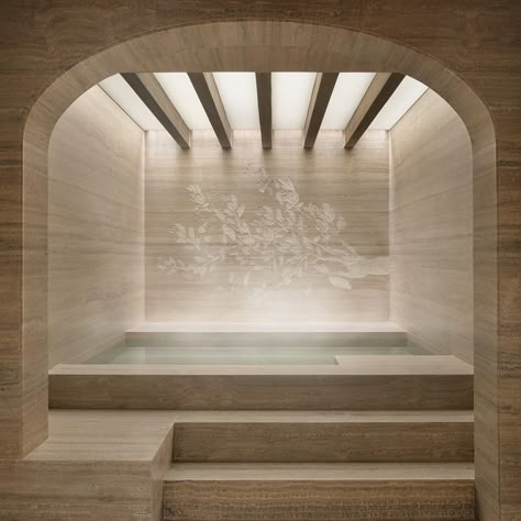 Luxury Spa Design, Roman Bath House, Hotel In Rome, Urban Hotels, Water Architecture, Plunge Pools, Six Senses, Roman Baths, Patricia Urquiola