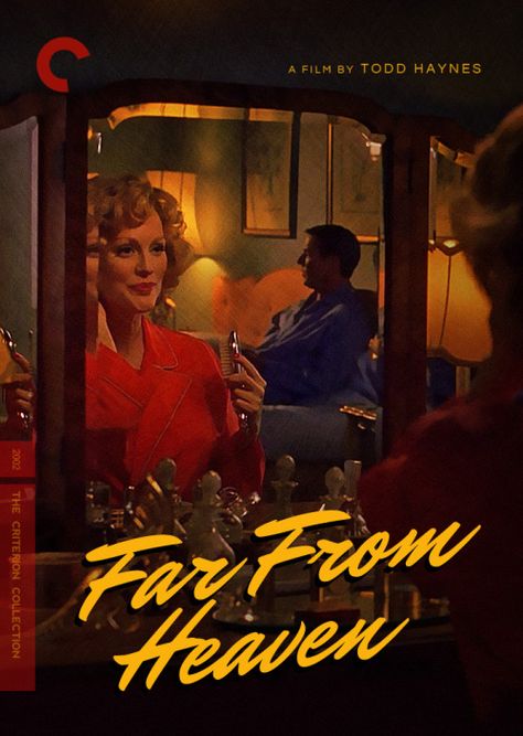 Far From Heaven (2002) Criterion Covers, All That Heaven Allows, Heaven Movie, Far From Heaven, Brave Movie, Todd Haynes, The Criterion Collection, Salman Rushdie, Hartford Connecticut