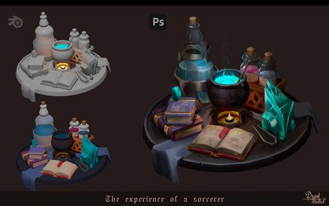 Witch Hut, Vis Dev, Draw Ideas, Isometric Art, Game Props, 3d Object, Fantasy Concept Art, Art 3d, Game Assets