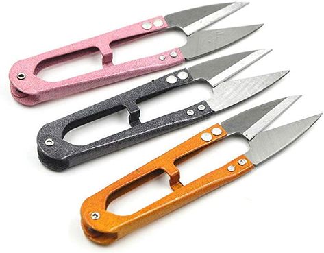 Amazon.com : DEEINN 4.1inch Sewing Scissors( pack of 3 )Yarn Thread Cutter Small Snips Trimming Nipper - Great for Stitch, Mini DIY Supplies (Multicolored-3) : Arts, Crafts & Sewing Bonsai Pruning, Sewing Scissors, Embroidered Lace Fabric, Yarn Thread, Kitchen Crafts, Embroidery Scissors, Macrame Cord, Diy Supplies, Diy Embroidery