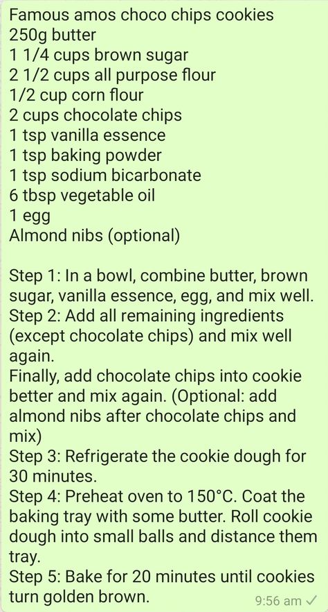 Famous Amos Chocolate Chip Cookies Recipe, Famous Amos Cookie Recipe, Asian Cookies, Cookies Recipes Chocolate, Famous Amos Cookies, Famous Cookies, Dip Appetizers, Cny Cookies, Crunchy Chocolate Chip Cookies