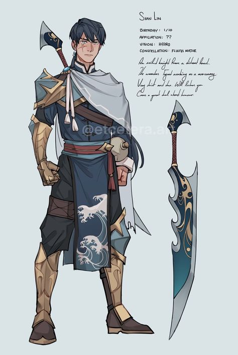 Genshin Oc, Everywhere I Go, Natural Disaster, Famous Paintings, Dungeons And Dragons Characters, Character Inspo, Art Characters, Fantasy Concept Art, Character Design Male