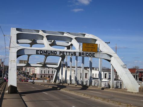 Edmund Pettus Bridge, Selma, Alabama Edmund Pettus Bridge, Selma Alabama, Freedom Riders, Alabama Travel, College Days, John Roberts, Old Signs, Places Of Interest, Amazing People