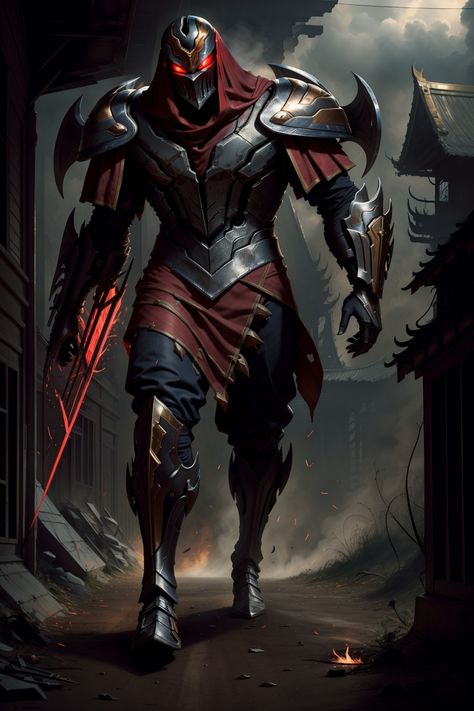 Zed League Of Legends, Lol League Of Legends, League Of Legends, Concept Art, Character Design, Anime, Art