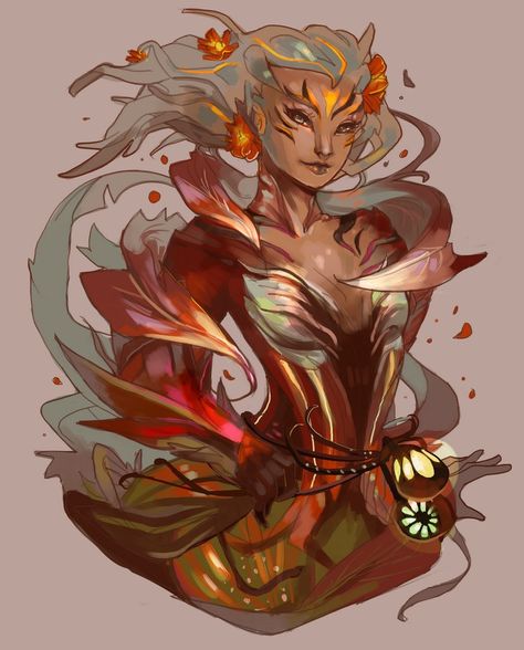 Gw2 Art, Autumn Eladrin, Beautiful Salad, Guild Wars 2, Guild Wars, Dnd Art, Medieval Fantasy, Character Creation, Dnd Characters