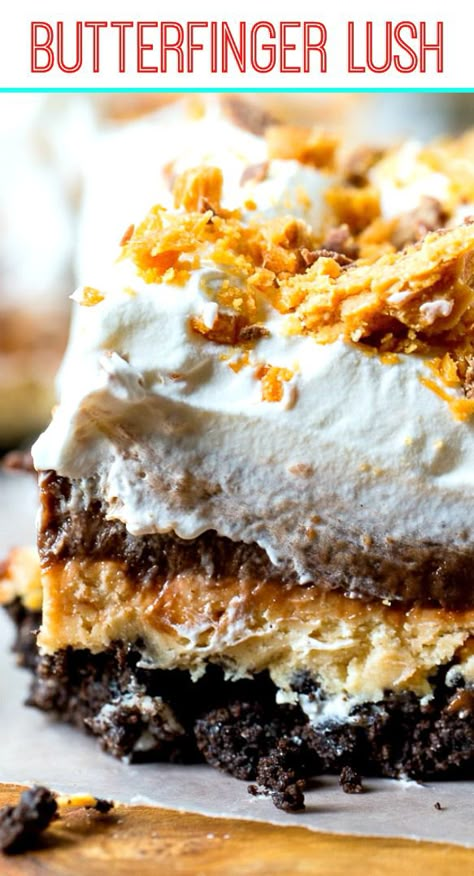 Cool Whip Topping, Chocolate Lush, Dessert Halloween, Christmas Candies, Layered Desserts, Butter Recipes, Oreo Dessert, Oreo Cookie, Pudding Desserts