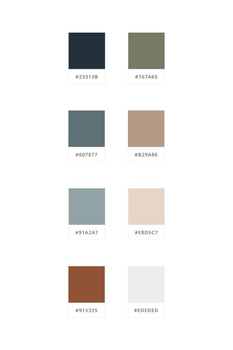 Earthy color palette featuring natural colors--blue, green, brown, beige, and light grey. Beautiful neutral color scheme for elegant, upscale branding Blue Green Beige Aesthetic, Earth Tone Neutral Color Palette, Blue Green And Brown Bedroom, Light Blue Neutral Color Palette, Navy And Neutral Color Palette, Light Brown Color Scheme, Light Blue Grey Color Palette, Blue Green Brown White Color Palette, Grey And Beige Colour Palette