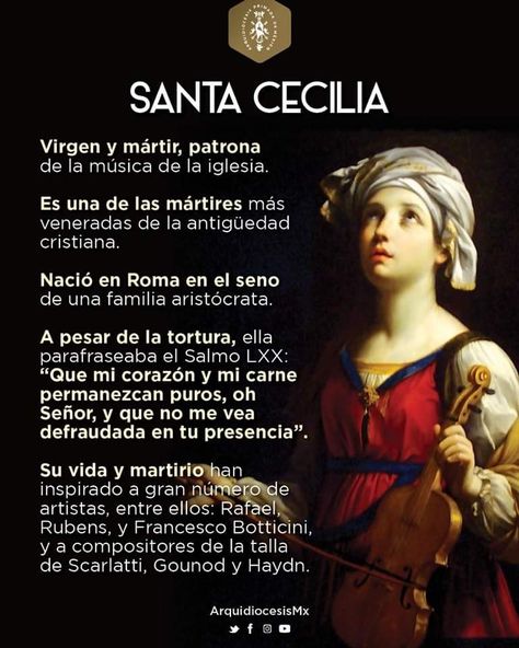 Santa Cecilia, Dj, Quotes, Santos