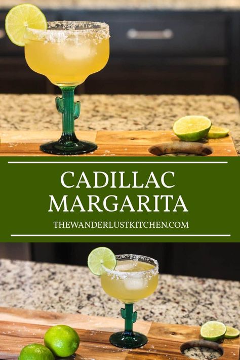 Margarita With Cointreau, Cadillac Margarita Recipe, Cadillac Margarita, Vegetarian Chili Crock Pot, Steak Taco Recipe, Creamy Enchilada, Best Margarita, Mexican Corn Salad, Margarita Salt