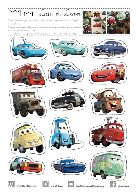 Rayo Mcqueen Papercraft Gratis Cars Cupcakes Sticks Cars Iluminación Mcqueen Cumpleaños Disney Cars Theme Party, برق بنزين, Lightning Mcqueen Party, Disney Cars Theme, Cars Cupcakes, Cars (disney) Party, 4de Verjaardag, Cars Birthday Party Decorations, Disney Cars Party