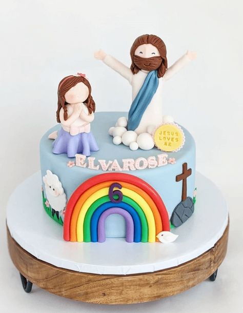 Jesus Cake Design Images (Jesus Birthday Cake Ideas) Jesus Themed Birthday Party, Jesus Cake Ideas, Jesus Birthday Party Ideas, Jesus Birthday Cake, Jesus Cake, Jesus Birthday Party, Christian Cakes, Girls 9th Birthday, 5th Birthday Cake