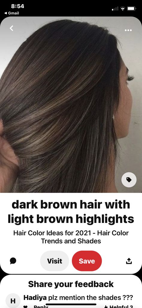 Color For Thinning Hair Brown, Winter Hair Color For Brunettes Straight, Hilites For Dark Hair Brunettes, Dark Hair With Light Highlights Straight, Blond Ribbon Highlights, Light Brown Partial Highlights On Dark Hair, Best Brunette Hair Color To Cover Grey, Dark Hair With Lowlights Straight, Level 5 Brunette With Highlights