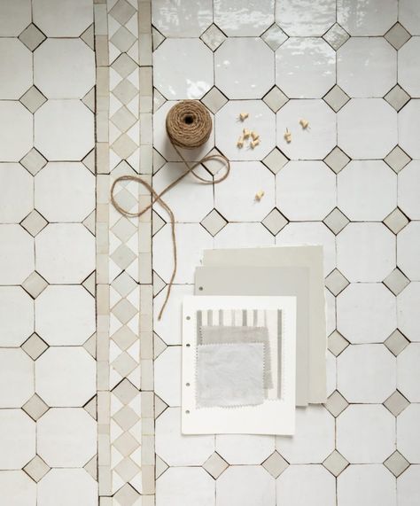 A Tile Collection Made in Instagram Heaven - Apartment34 Parquet Versailles, Glazed Terracotta, Cle Tile, Tile Edge, Zellige Tile, Weathered White, White Subway Tile, Tile Grout, Terracotta Tiles