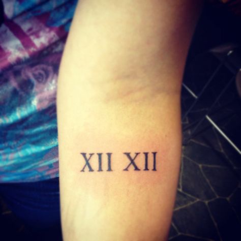 11:11 Roman Numeral Tattoo, 12 Roman Numeral Tattoo, 12 In Roman Numerals, 11 11 Tattoo, 11 Tattoo, Roman Numeral Tattoo, Numeral Tattoo, Roman Numeral Tattoos, Roman Numeral