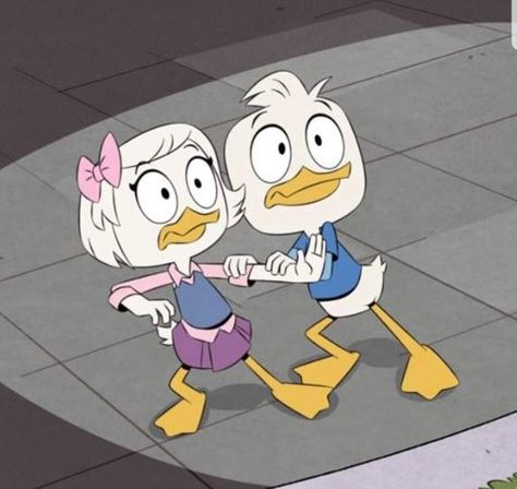 Webby And Dewey, Scrooge And Goldie, Dewey X Webby, Dewey Duck, The Three Caballeros, Three Caballeros, Disney Ducktales, Ducktales 2017, Darkwing Duck