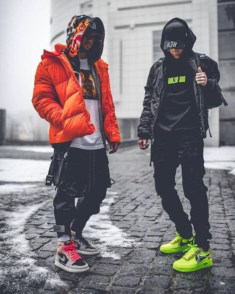 Ninja Clothing, Manly Clothes, Hypebeast Outfits, Hypebeast Outfit, Best Streetwear Brands, Hypebeast Fashion, Hype Clothing, Swag Outfits Men, Cyberpunk Fashion