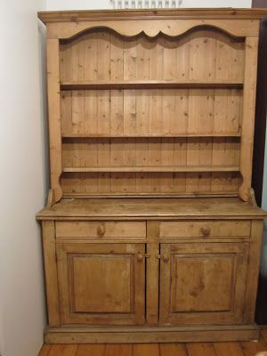 before and after: the pine dresser - Tara Leaver Pine Dresser Makeover Before After, Painted Pine Dresser, Buffet Hutch Makeover, Pine Dresser Makeover, Painting Pine Furniture, Butlers Kitchen, Pine Furniture Makeover, Mexican Pine Furniture, Hutch Ideas