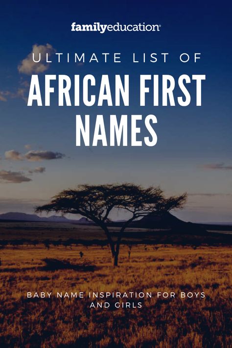 Looking for an African baby name? African first names typically hold a deeper meaning and history. They are often influenced by factors like events surrounding the baby's birth, emotional warnings or moods of the family during the birth, celebrity culture, order of birth, faith and religion, time of day and day of birth, ancestry, and more. #babyname #Africannames African Words And Meanings, African Names With Meaning, African Names And Meanings, African Last Names, African Girl Names, African Boy Names, South African Names, African Names, African American Names