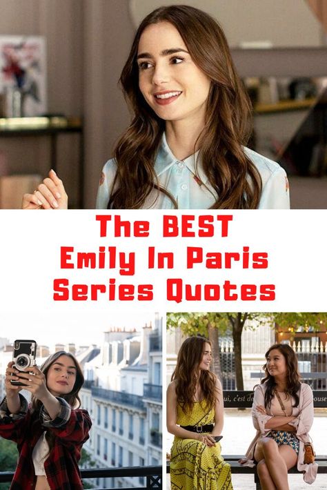 Emily In Paris Quotes #Netflix #EmilyInParis #Quotes Emily In Paris Quotes Funny, Emily In Paris Captions, Paris Quotes Instagram, Emily In Paris Quotes, Paris Sayings, Emily In Paris Aesthetic, Paris Mood Board, Netflix Quotes, Paris Quotes