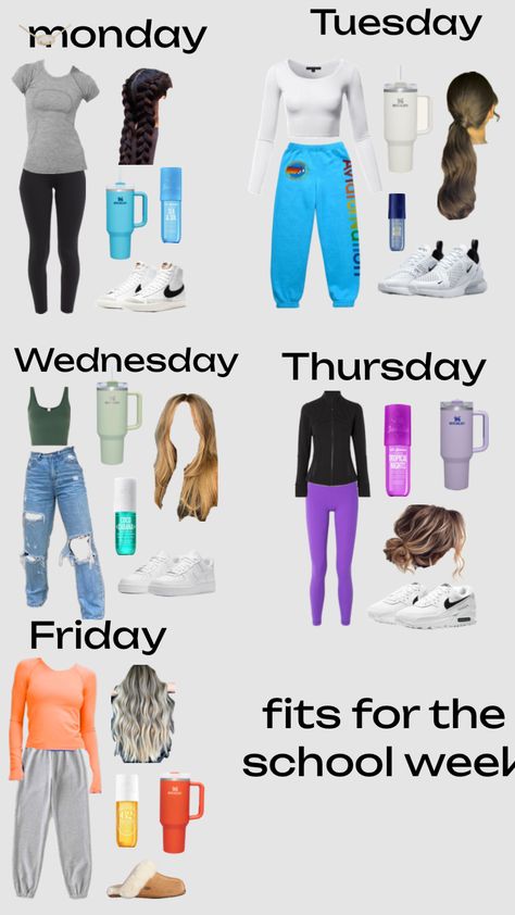 Preppy School Outfits, Fits Of The Week, Cute Easy Outfits, Cute Easy Outfits For School, Create Your Outfit, Outfits For The Week, Volleyball Aesthetic, Puppy Needs, Cute Middle School Outfits