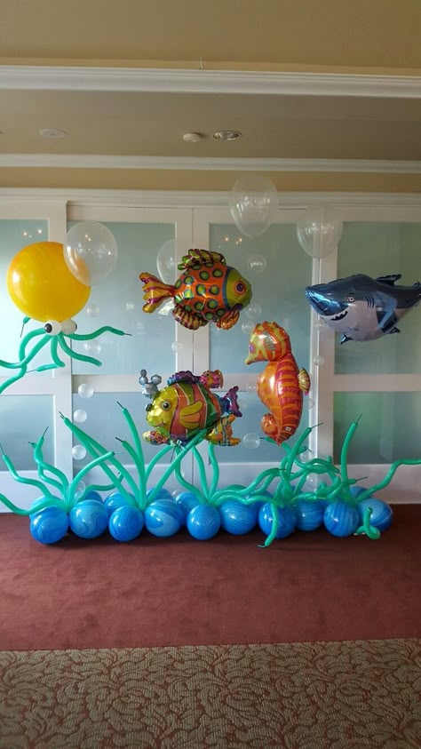 Ocean Themed Birthday Party, Sea Invitation, Nemo Birthday Party, Octonauts Party, Sea Party Ideas, Nemo Birthday, Ocean Birthday Party, Shark Themed Birthday Party, Ocean Theme Party