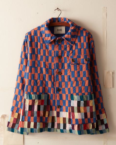 Victorian Quilts, Quilt Coats, Mini Patchwork, Quilted Clothing, Blanket Jacket, Patchwork Clothes, Quilt Coat, Signature Quilts, Checkered Jacket