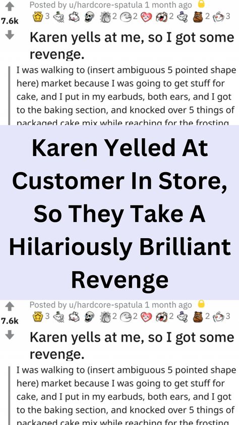 Karen Yelled At Customer In Store, So They Take A Hilariously Brilliant Revenge Yelled At, Revenge Stories, Never Understand, Sweet Revenge, Middle Aged Women, Revenge, Take A, In Store, Take That