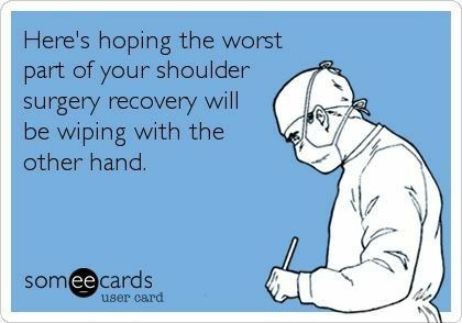 Shoulder Surgery Recovery, Surgery Quotes, Surgery Humor, Knee Surgery Recovery, Recovery Humor, Stone Quotes, Kidney Stone, Funny Confessions, Shoulder Surgery