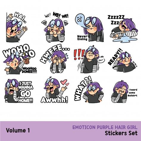 Character Sticker Design, Seal Cartoon, Stickers Character, Sticker Emoji, Feelings Faces, Cartoon Bubbles, Emoji Characters, Emoji Design, Mini Stickers