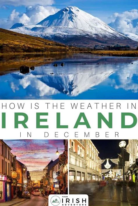 Ireland in December can be daunting, but it can be as fun as the summer season. As long as you know where to go, Ireland in the winter season can be amazing as any season. This guide will show you where to go. | #Ireland #bucketlists #travel Ireland In The Winter, Dublin In December, Ireland In December, Ireland December, Ireland November, Christmas England, Ireland Christmas, Ireland People, Backpacking Ireland