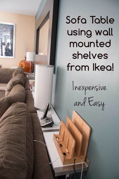 Check out this amazing round up of over 50+ IKEA hacks. I love love love IKEA. I think I want to do all of these, so amazing! Ikea Ekby, Ikea Desk Hack, Built In Sofa, Hacks Ikea, Ikea Living Room, Ikea Shelves, Ikea Hackers, Ikea Hacks, A Living Room