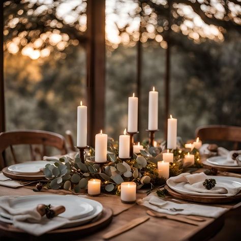 10 Stunning Thanksgiving Tablescape Ideas to Try This Season Thanksgiving Table Design, Candle Tablescapes, Chic Tablescape, Dinner Table Ideas, Ideas For Thanksgiving, Tablescape Ideas, Thanksgiving Tablescapes, Table Scape, Thanksgiving Feast