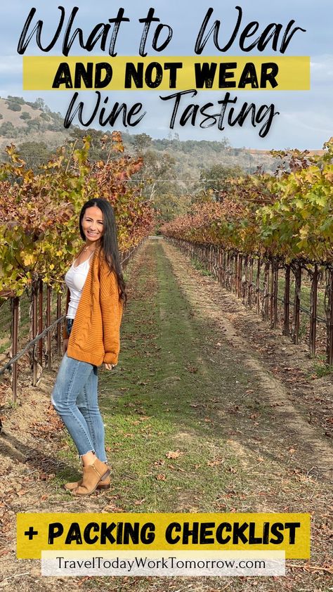 Napa Valley Outfit Spring What To Wear, Winter Wine Tasting Outfit 2023, Napa Clothing Style What To Wear, Napa Valley Winery Outfit, Napa Valley Outfits Winter, Outfits For Napa Valley Winter, Winery Weekend Outfit, Napa In The Fall Outfits, Fredericksburg Winery Outfit