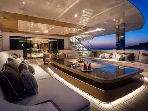 Photos showcase a new Benetti superyacht that Imperial will charter - Business Insider Benetti Yachts, Luxury Yacht Interior, Luxurious Vacation, Yacht Interior Design, Rugby Player, Private Yacht, Yacht Interior, Yacht Life, Russell Wilson