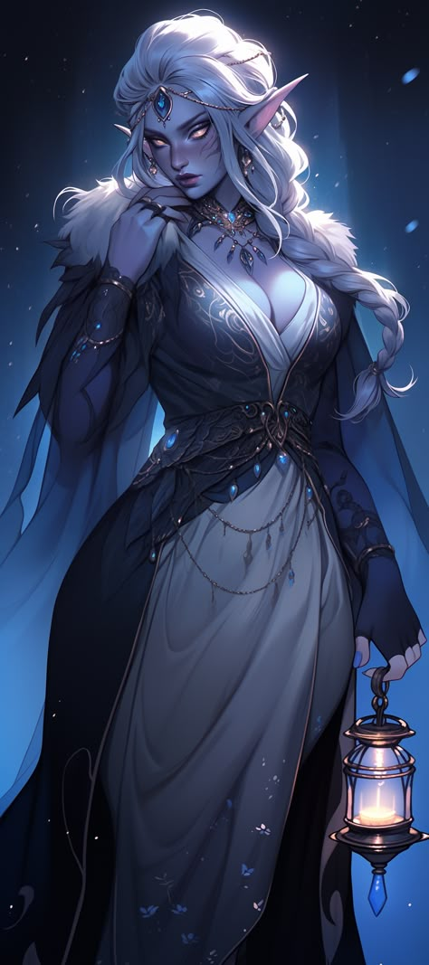 Queen Elf Art, Night Elf Priestess, Drow Queen Art, Queen Of Air And Darkness Dnd, Moon Priestess Art, Lolth Dnd, Dnd High Elf Female, Drow Female Art, Drow Fashion