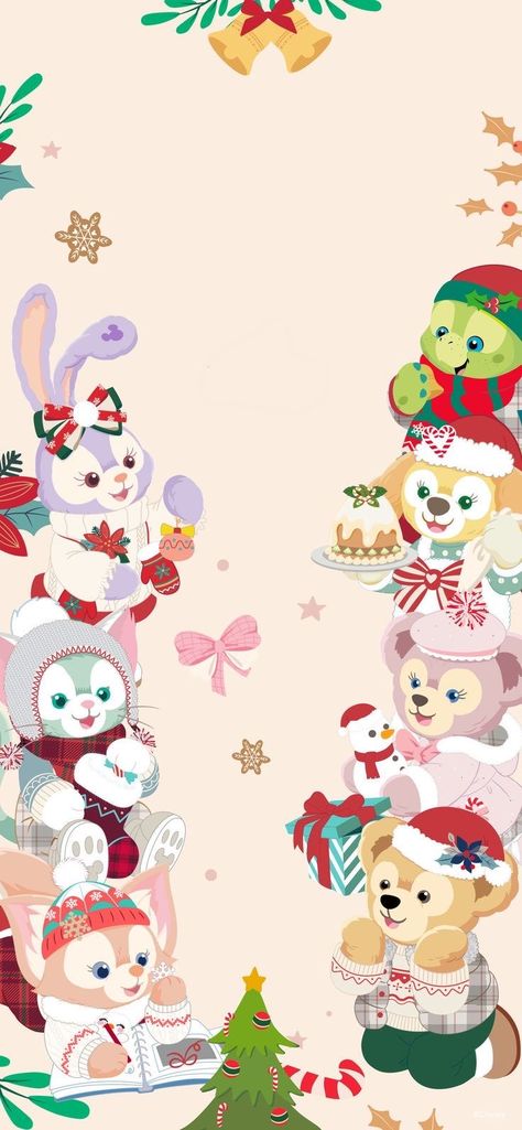 Duffy And Friends, Duffy The Disney Bear, Disney Character Drawing, Disney Silhouette, Disney World Planning Guide, Disney Bear, Iphone Lockscreen Wallpaper, Kawaii Christmas, Disney Images