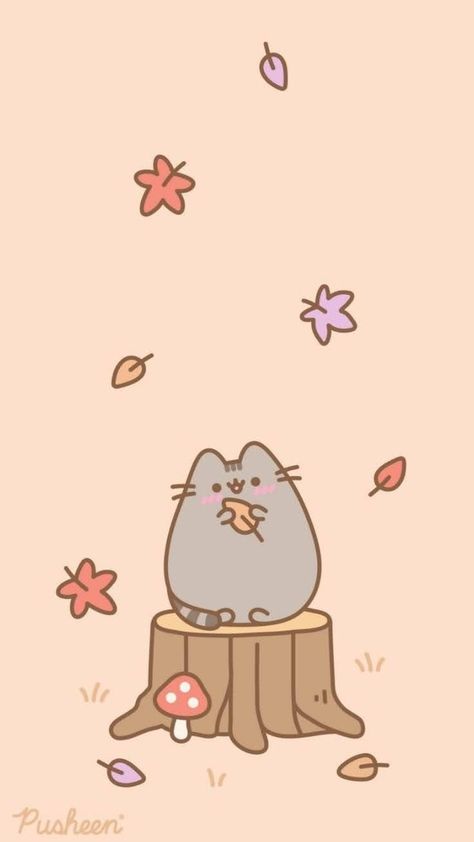 Pusheen Cat Wallpaper, Cat Halloween Wallpaper, Pusheen The Cat, Pusheen Cute, Chat Kawaii, Halloween Wallpaper Cute, Cute Cat Drawing, Cat Doodle, Pusheen Cat