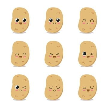 Potato Tattoo Cute, Potato Tattoos, Cute Potato Cartoon, Potato Tattoo, Potato Cartoon, Potato Character, Cartoon Potato, Happy Potato, Annoying Friends