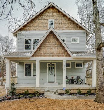 Our exterior color (S.W. Unusual Grey) with Wood Shingle Siding craftsman exterior Brown Shingles, Wood Shingle Siding, Shingle Siding, Craftsman Exterior, Cottage Exterior, Wood Shingles, Grey Houses, Exterior Makeover, Diy Outdoor Decor