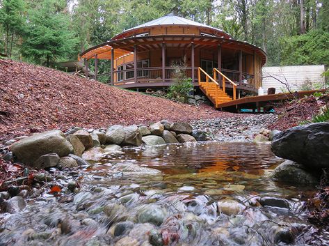 Wooden Yurts, Yurt Cabin, Pacific Yurts, Pnw Cabin, Diy Cabins, Matthew Smith, Yurt Home, Yurt Living, Diy Cabin