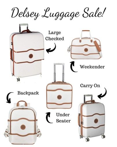 Delsey Paris Luggage, Delsey Backpack, Classy Luggage, Twilight Honeymoon, Muebles Aesthetic, Delsey Luggage Chatelet, Delsey Chatelet, Honeymoon Luggage, Mockup Ideas